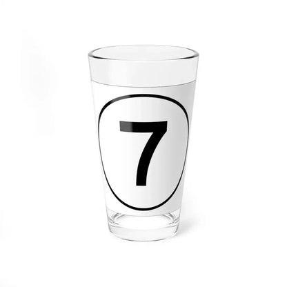 Iowa 7 1948 (Iowa) (Road Sign) Pint Glass 16oz 16oz - Go Mug Yourself