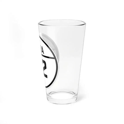 Iowa 72 1926 (Iowa) (Road Sign) Pint Glass 16oz - Go Mug Yourself