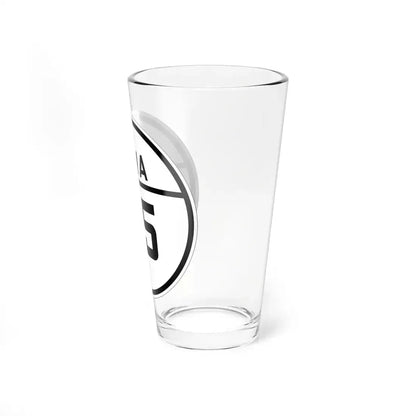 Iowa 75 1926 (Iowa) (Road Sign) Pint Glass 16oz - Go Mug Yourself
