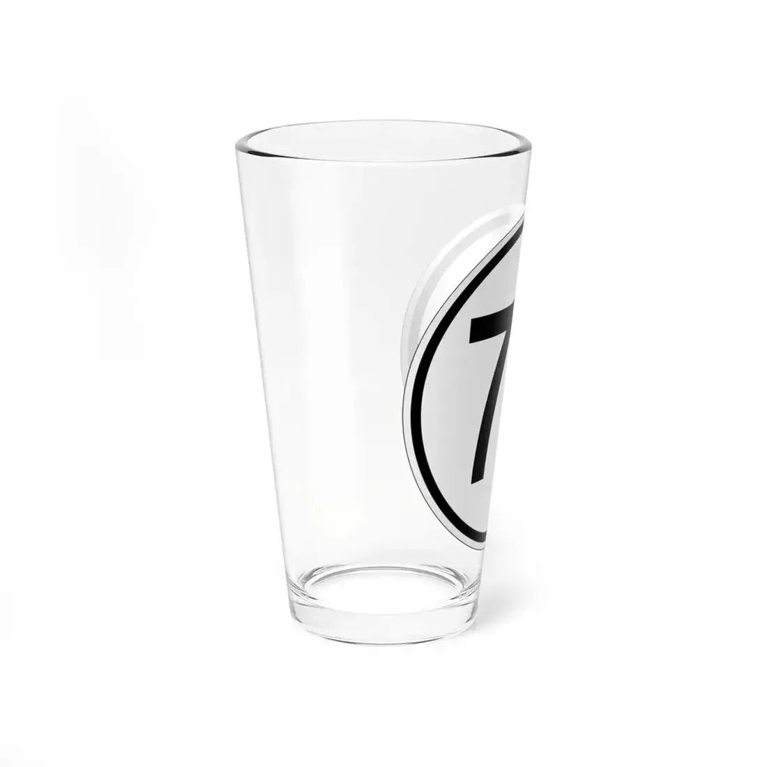Iowa 76 1950 (Iowa) (Road Sign) Pint Glass 16oz - Go Mug Yourself