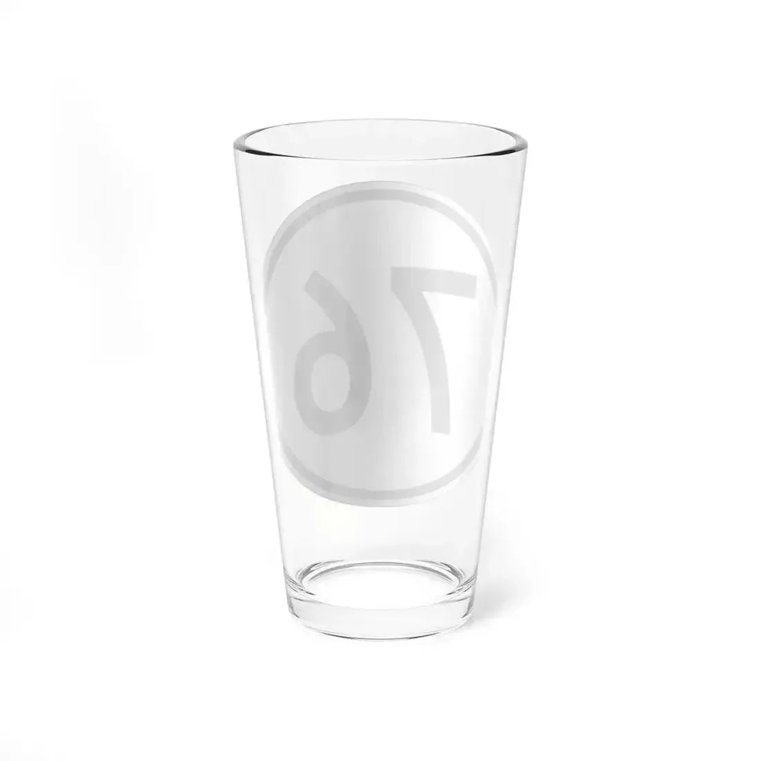 Iowa 76 1950 (Iowa) (Road Sign) Pint Glass 16oz - Go Mug Yourself