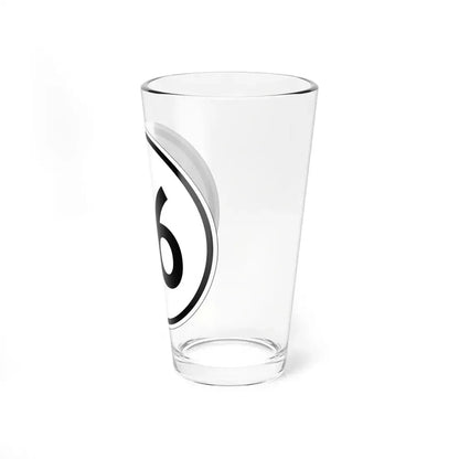 Iowa 76 1950 (Iowa) (Road Sign) Pint Glass 16oz - Go Mug Yourself