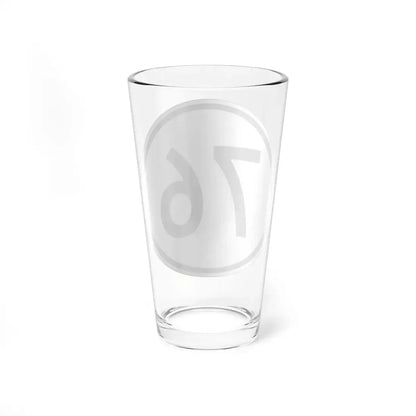 Iowa 76 1950 (Iowa) (Road Sign) Pint Glss 16oz - Go Mug Yourself
