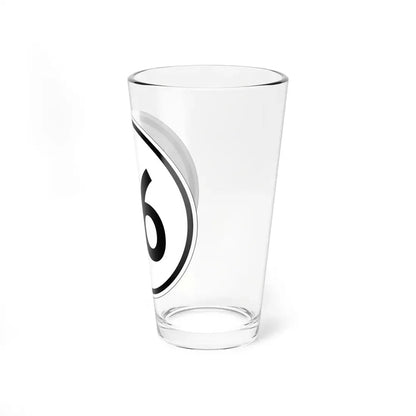 Iowa 76 1950 (Iowa) (Road Sign) Pint Glss 16oz - Go Mug Yourself