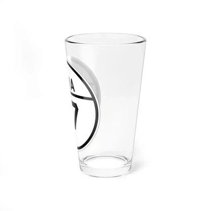 Iowa 77 1926 (Iowa) (Road Sign) Pint Glass 16oz - Go Mug Yourself