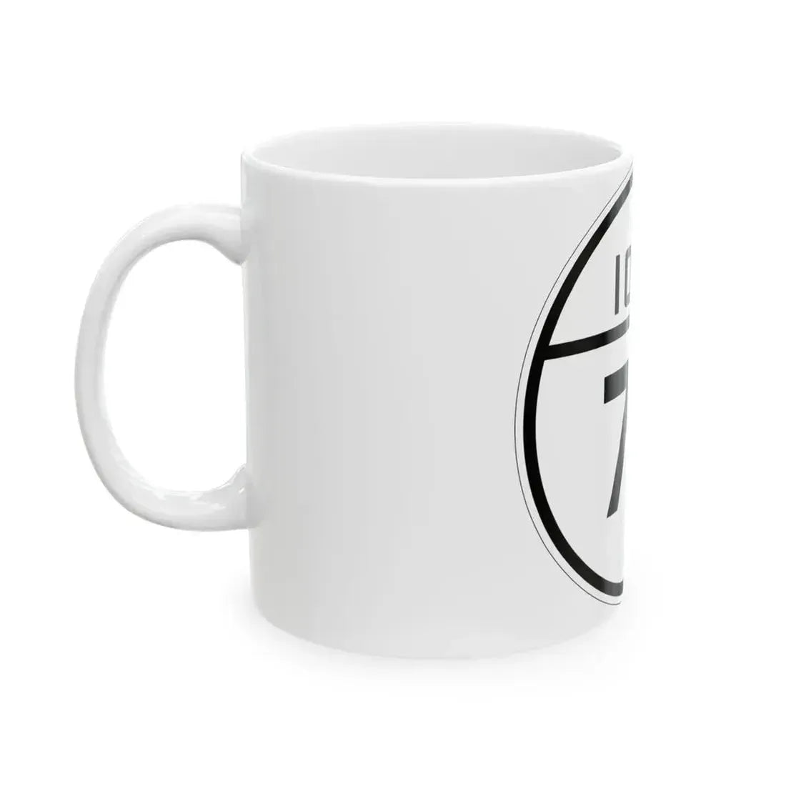Iowa 78 1926 (Iowa) (Road Sign) White Coffee Mug - Go Mug Yourself