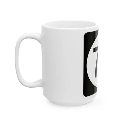 Iowa 78 (Iowa) (Road Sign) White Coffee Mug - Go Mug Yourself
