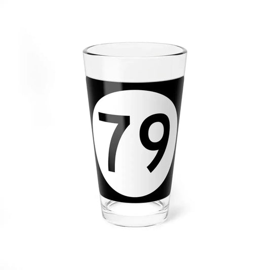Iowa 79 (Iowa) (Road Sign) Pint Glss 16oz 16oz - Go Mug Yourself