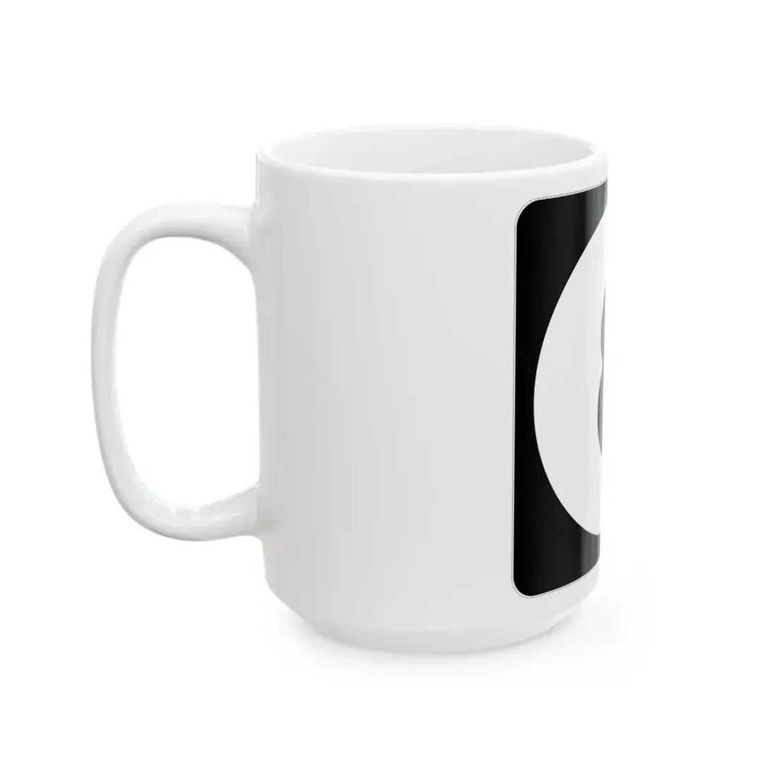 Iowa 8 (Iowa) (Road Sign) White Coffee Mug - Go Mug Yourself