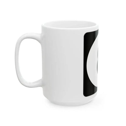 Iowa 8 (Iowa) (Road Sign) White Coffee Mug - Go Mug Yourself