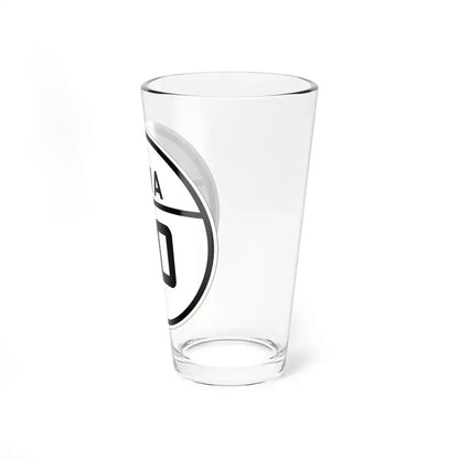 Iowa 80 1926 (Iowa) (Road Sign) Pint Glss 16oz - Go Mug Yourself