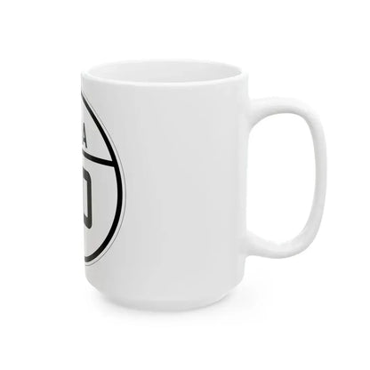 Iowa 80 1926 (Iowa) (Road Sign) White Coffee Mug - Go Mug Yourself
