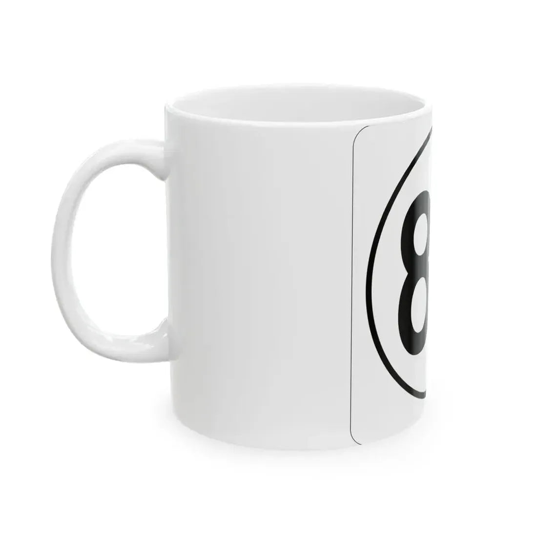 Iowa 80 1948 (Iowa) (Road Sign) White Coffee Mug - Go Mug Yourself