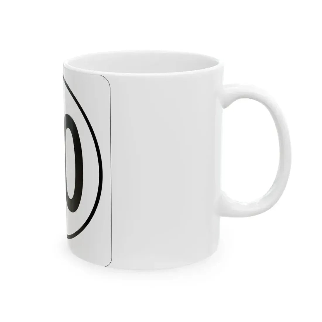 Iowa 80 1948 (Iowa) (Road Sign) White Coffee Mug - Go Mug Yourself