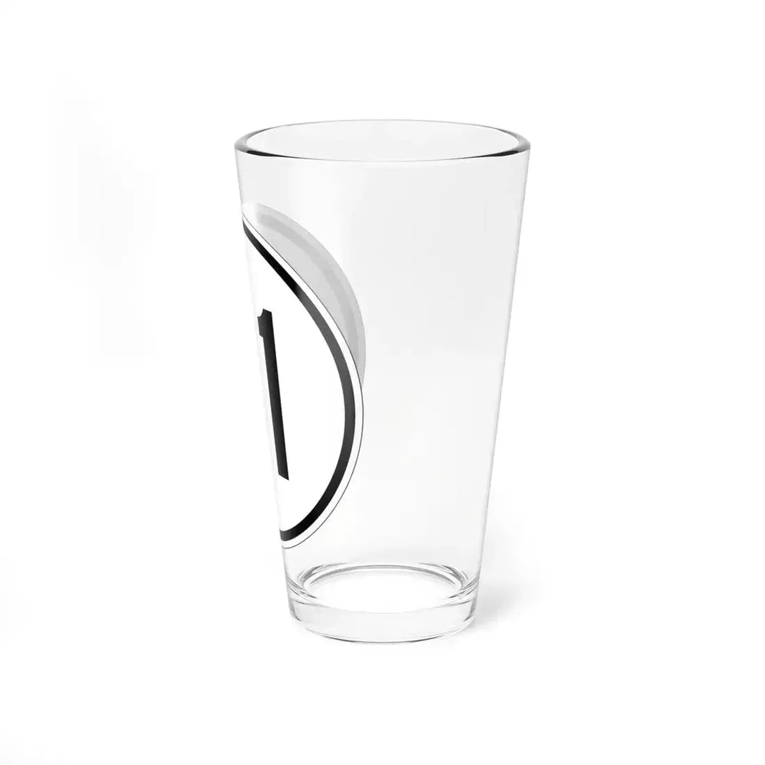 Iowa 81 1950 (Iowa) (Road Sign) Pint Glass 16oz - Go Mug Yourself