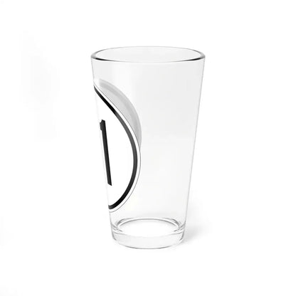 Iowa 81 1950 (Iowa) (Road Sign) Pint Glass 16oz - Go Mug Yourself