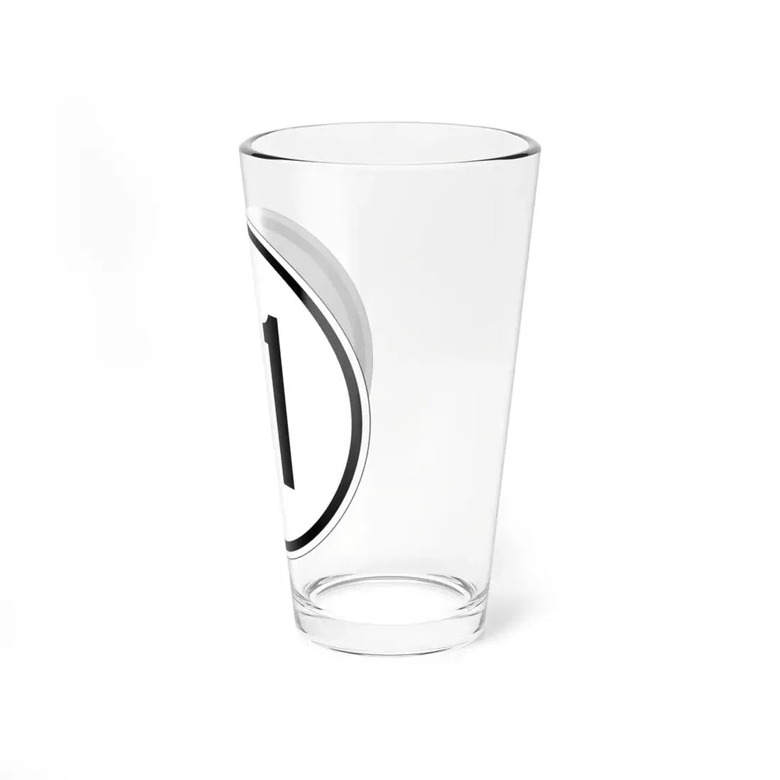 Iowa 81 1950 (Iowa) (Road Sign) Pint Glss 16oz - Go Mug Yourself