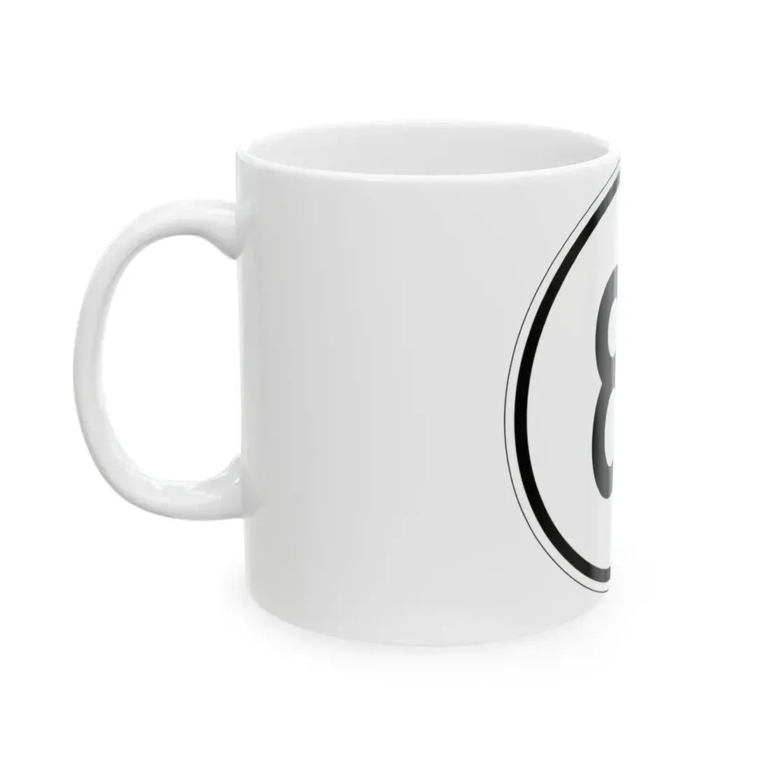 Iowa 81 1950 (Iowa) (Road Sign) White Coffee Mug - Go Mug Yourself