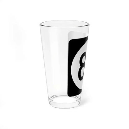 Iowa 82 (Iowa) (Road Sign) Pint Glss 16oz - Go Mug Yourself
