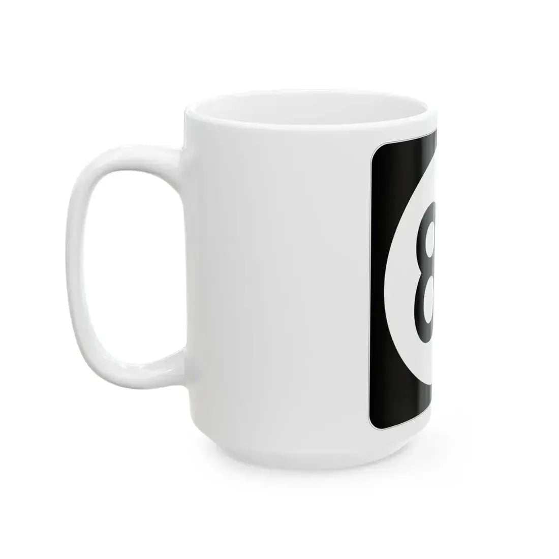 Iowa 83 (Iowa) (Road Sign) White Coffee Mug - Go Mug Yourself
