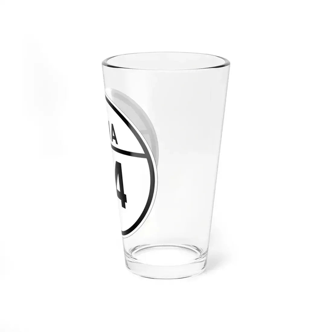 Iowa 84 1926 (Iowa) (Road Sign) Pint Glass 16oz - Go Mug Yourself