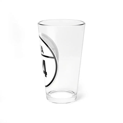 Iowa 84 1926 (Iowa) (Road Sign) Pint Glass 16oz - Go Mug Yourself