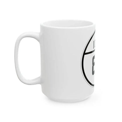 Iowa 87 1926 (Iowa) (Road Sign) White Coffee Mug - Go Mug Yourself