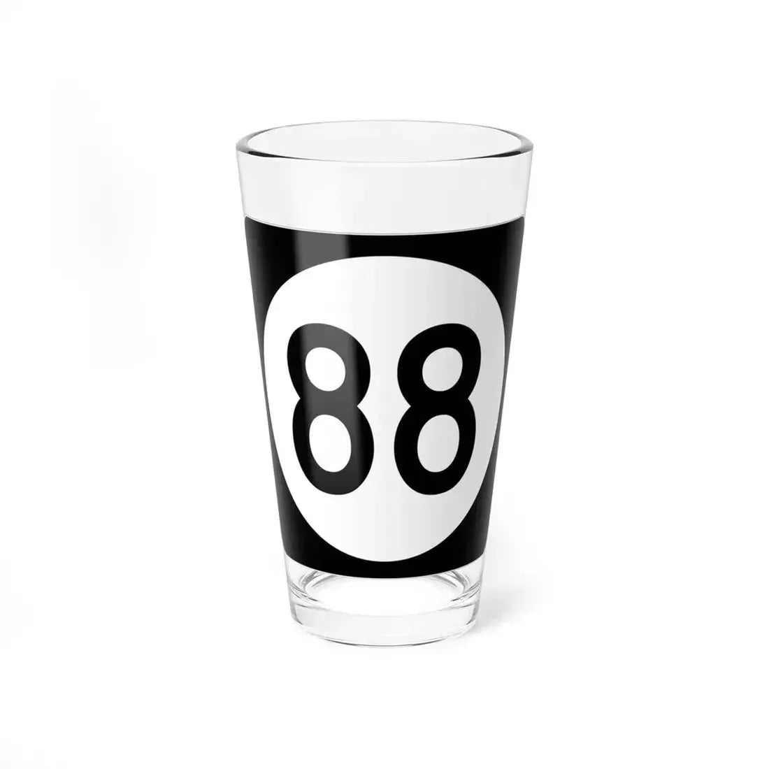 Iowa 88 (Iowa) (Road Sign) Pint Glass 16oz 16oz - Go Mug Yourself