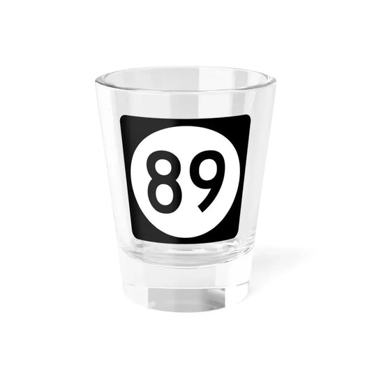 Iowa 89 (Iowa) (Road Sign) Shot Glass 1.5oz 1.5oz - Go Mug Yourself