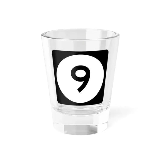 Iowa 9 (Iowa) (Road Sign) Shot Glass 1.5oz 1.5oz - Go Mug Yourself