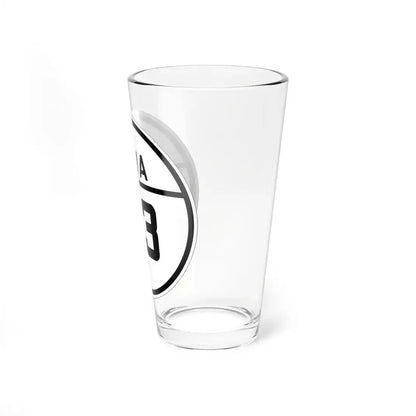 Iowa 93 1926 (Iowa) (Road Sign) Pint Glss 16oz - Go Mug Yourself