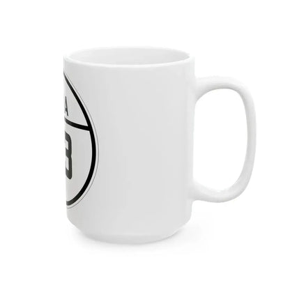 Iowa 93 1926 (Iowa) (Road Sign) White Coffee Mug - Go Mug Yourself