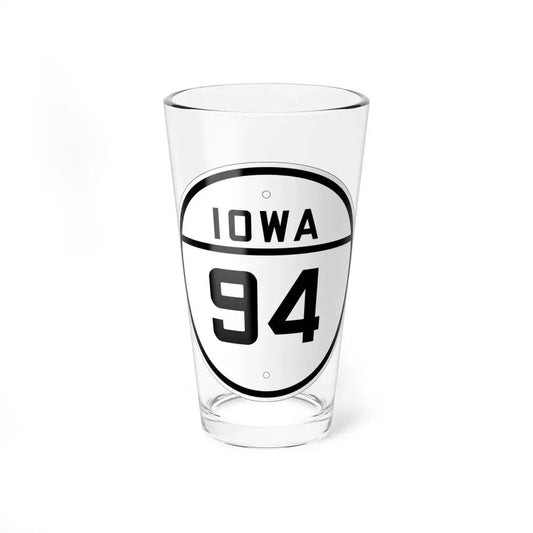 Iowa 94 1926 (Iowa) (Road Sign) Pint Glss 16oz 16oz - Go Mug Yourself