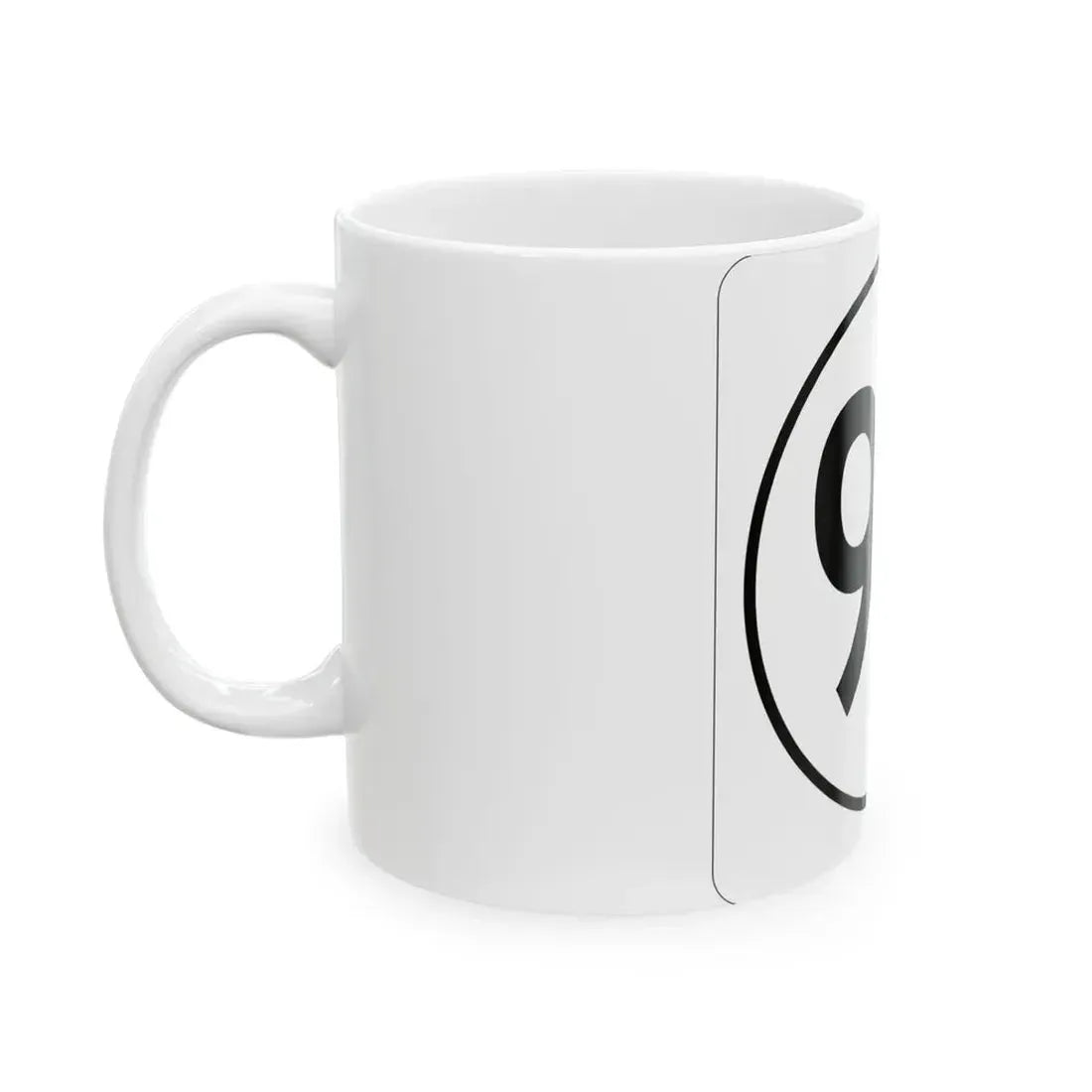 Iowa 94 1948 (Iowa) (Road Sign) White Coffee Mug - Go Mug Yourself