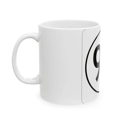 Iowa 94 1948 (Iowa) (Road Sign) White Coffee Mug - Go Mug Yourself