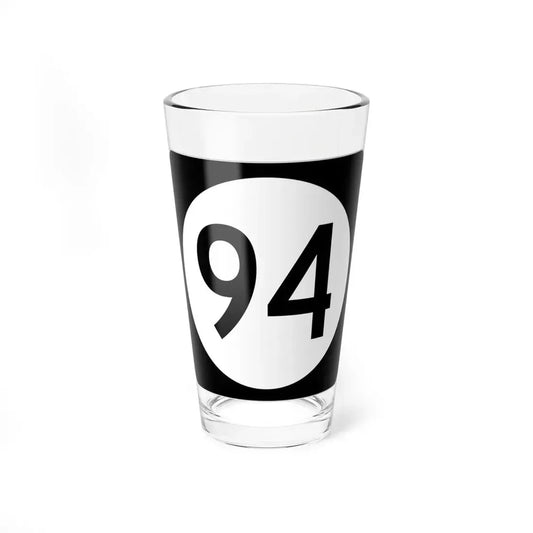 Iowa 94 (Iowa) (Road Sign) Pint Glss 16oz 16oz - Go Mug Yourself