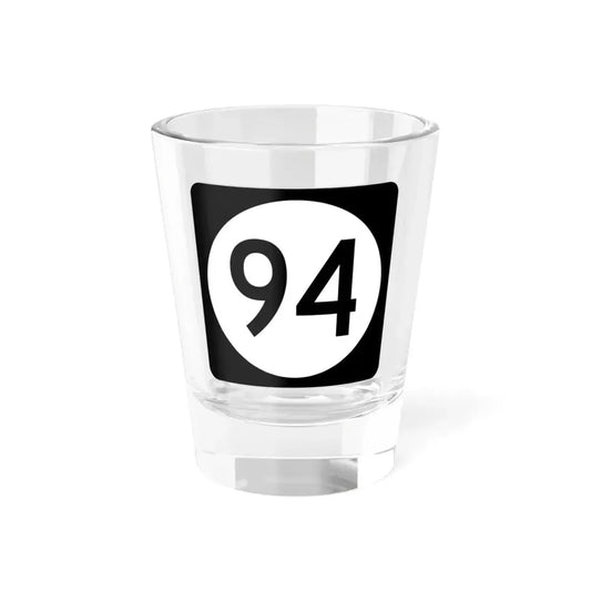 Iowa 94 (Iowa) (Road Sign) Shot Glass 1.5oz 1.5oz - Go Mug Yourself