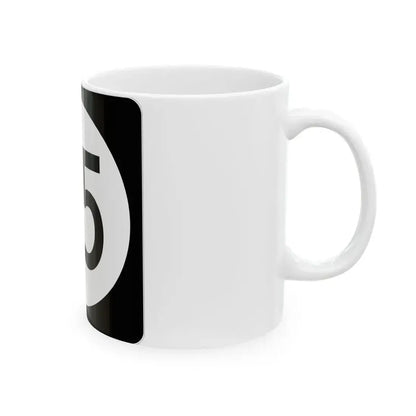 Iowa 95 (Iowa) (Road Sign) White Coffee Mug - Go Mug Yourself