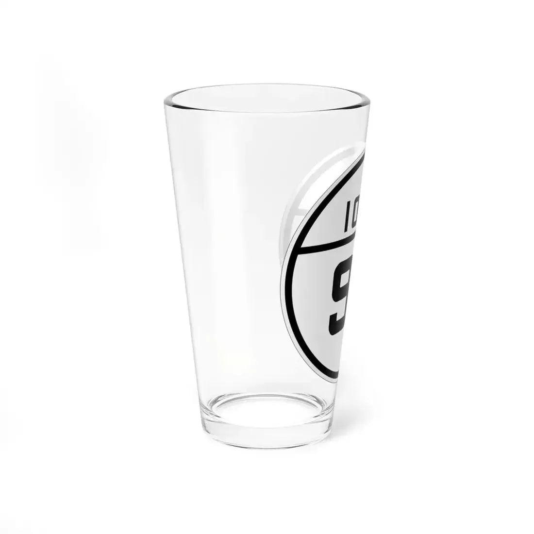 Iowa 96 1926 (Iowa) (Road Sign) Pint Glass 16oz - Go Mug Yourself