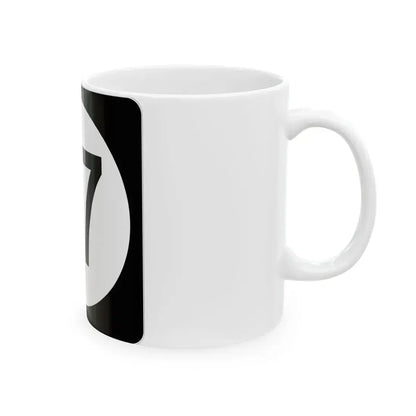 Iowa 97 (Iowa) (Road Sign) White Coffee Mug - Go Mug Yourself