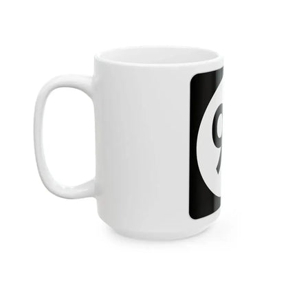 Iowa 98 (Iowa) (Road Sign) White Coffee Mug - Go Mug Yourself