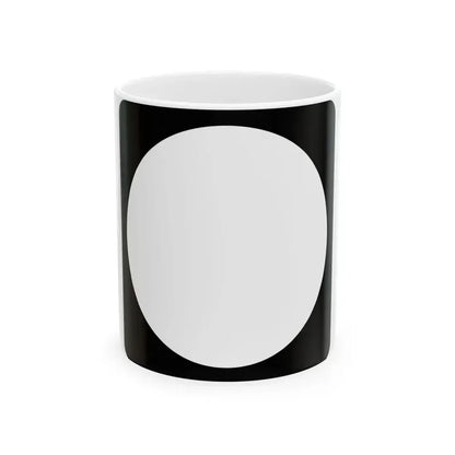 Iowa blank (Iowa) (Road Sign) White Coffee Mug 11oz - Go Mug Yourself