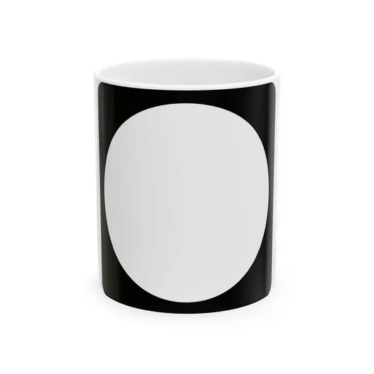 Iowa blank (Iowa) (Road Sign) White Coffee Mug 11oz - Go Mug Yourself