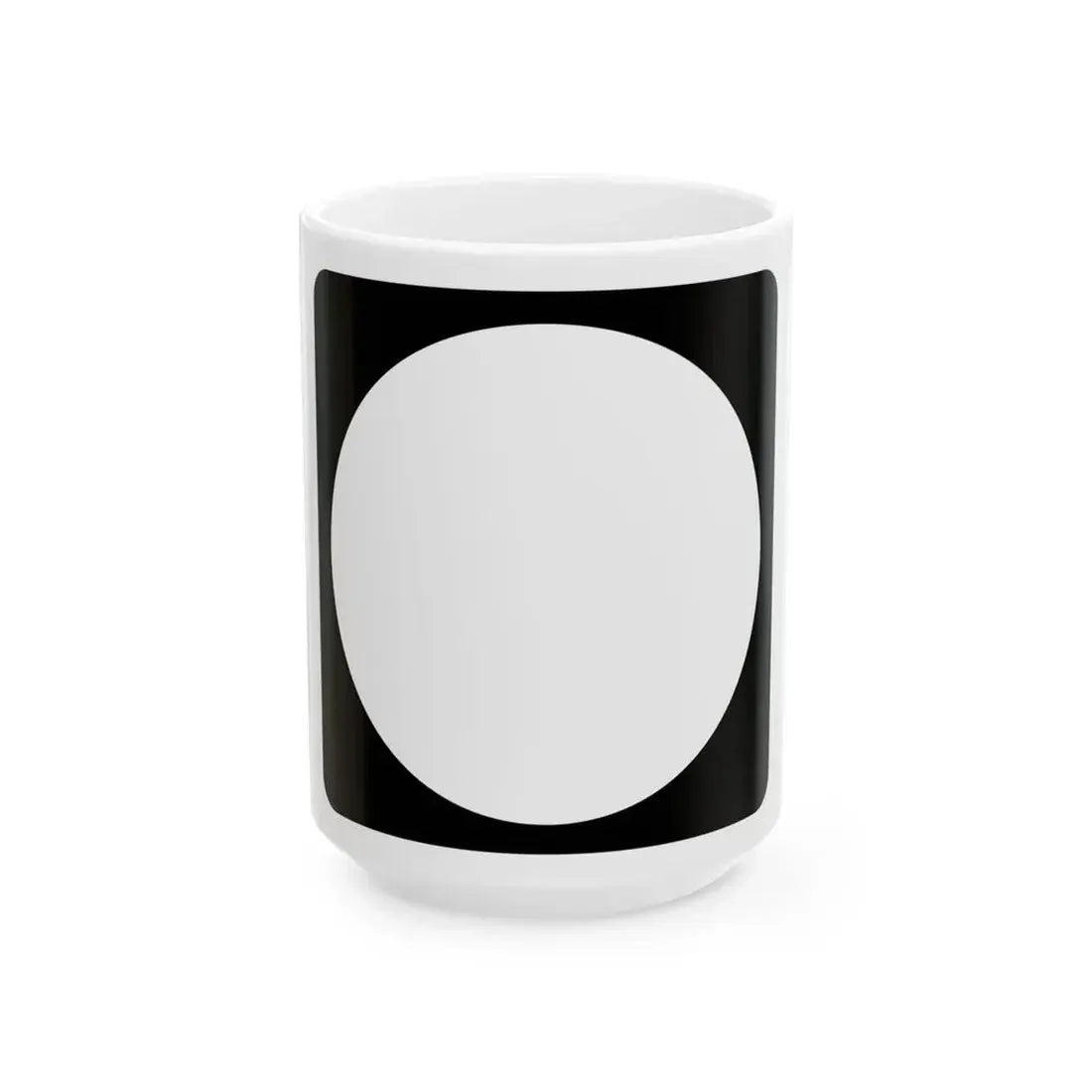 Iowa blank (Iowa) (Road Sign) White Coffee Mug 15oz - Go Mug Yourself