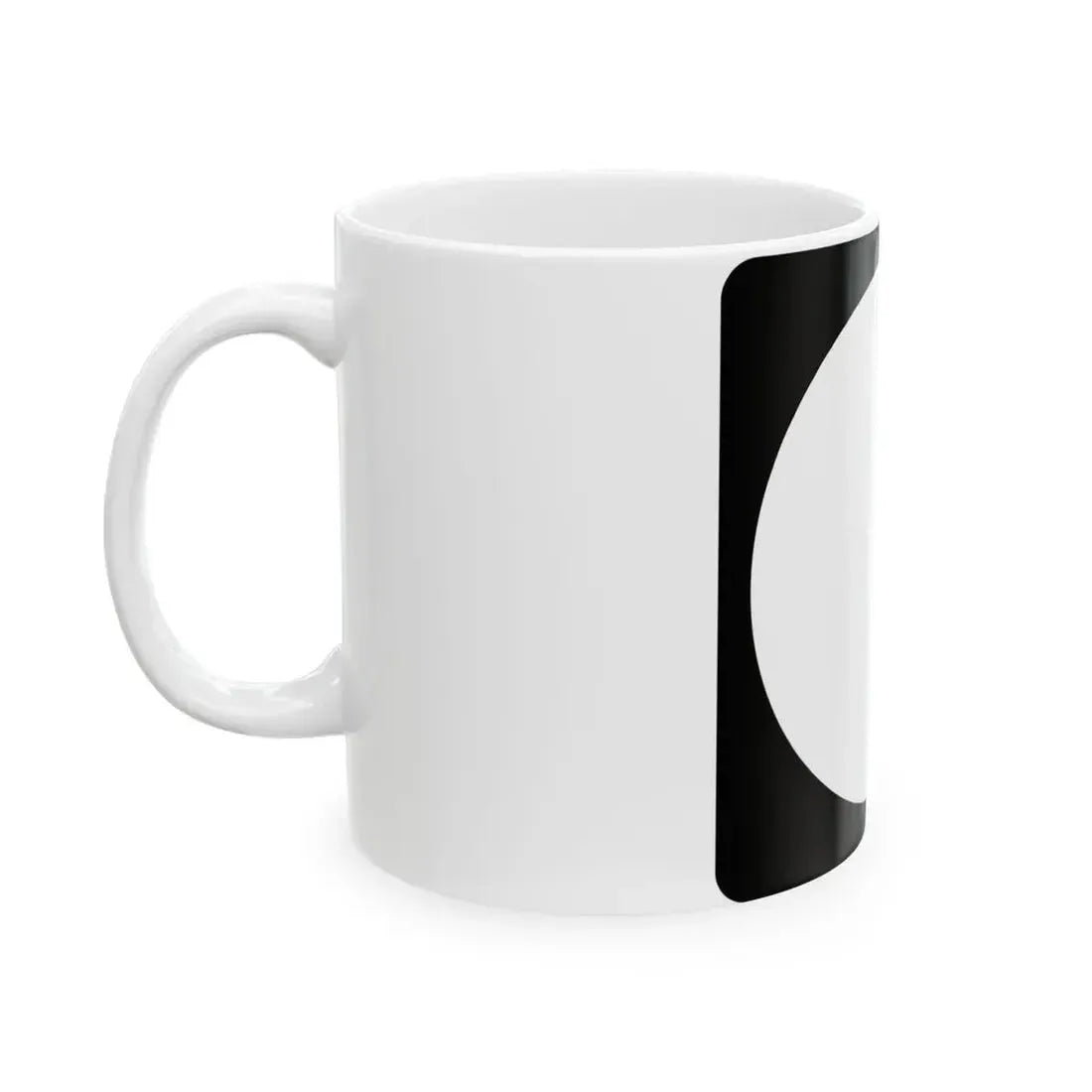 Iowa blank (Iowa) (Road Sign) White Coffee Mug - Go Mug Yourself