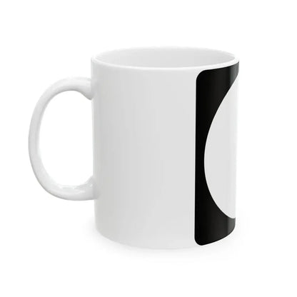 Iowa blank (Iowa) (Road Sign) White Coffee Mug - Go Mug Yourself