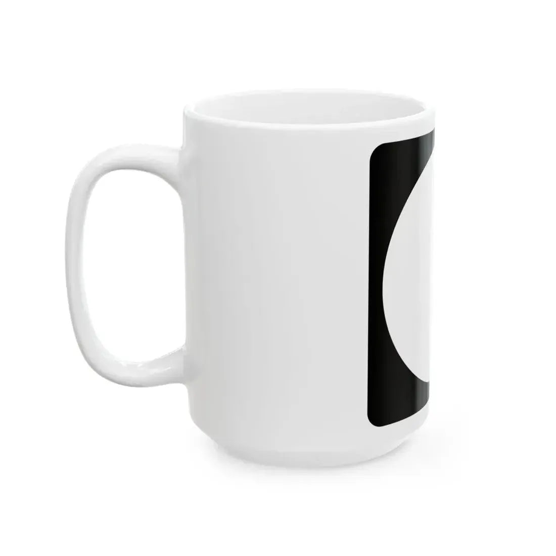 Iowa blank (Iowa) (Road Sign) White Coffee Mug - Go Mug Yourself