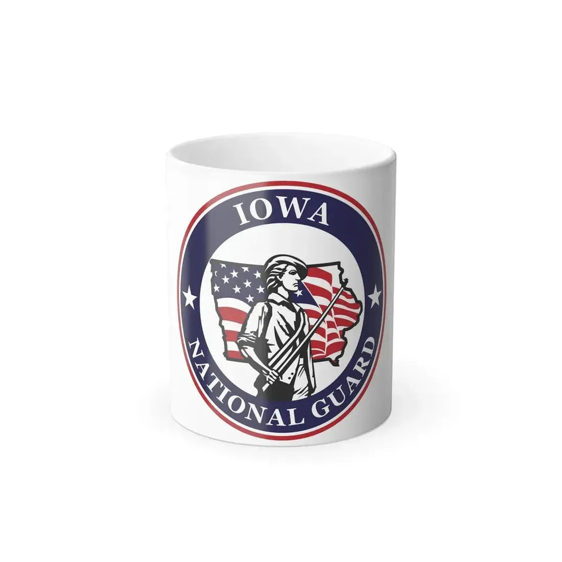 Iowa National Guard - Color Changing Coffee Mug 11oz - Go Mug Yourself
