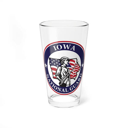 Iowa National Guard - Pint Glass 16oz-16oz-Go Mug Yourself