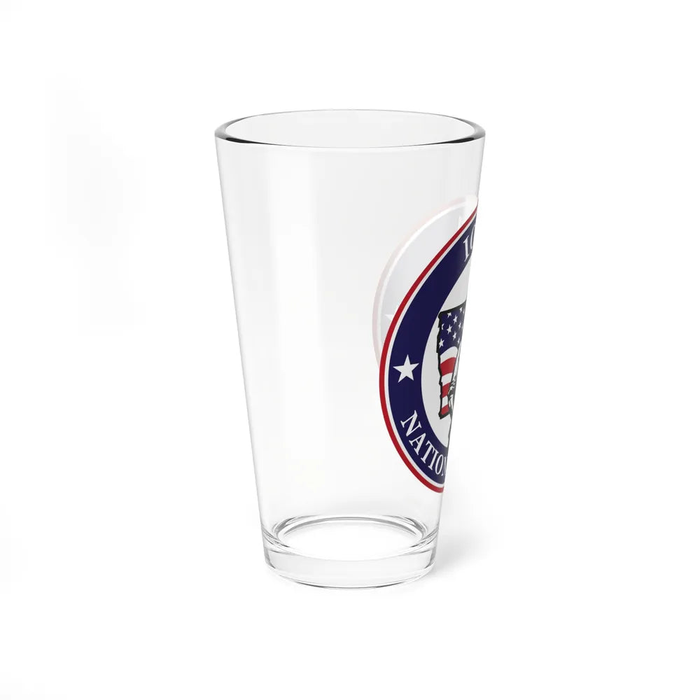 Iowa National Guard - Pint Glass 16oz-Go Mug Yourself